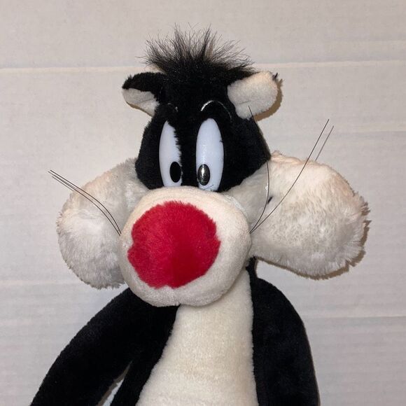 Vintage ACE Looney Tunes Large 21”Sylvester Cat Plush - Picture 3 of 8